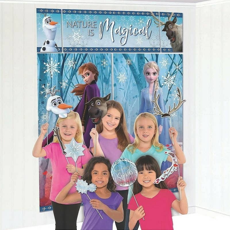 Frozen 2 Scene Setter With 12 Photo Props - NextParty