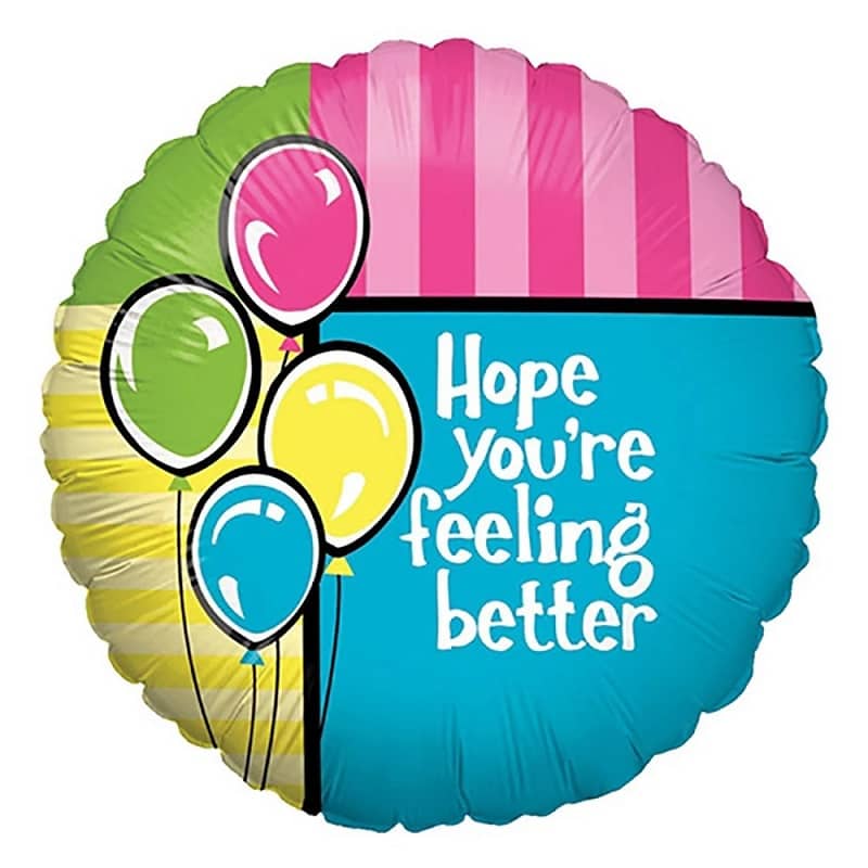 Get Well Soon Foil Balloon 45cm (18") - NextParty