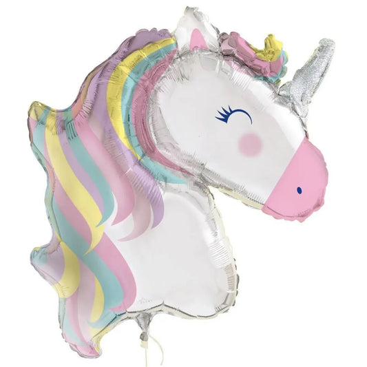 Giant Unicorn Foil Balloon 106cm (42") - NextParty