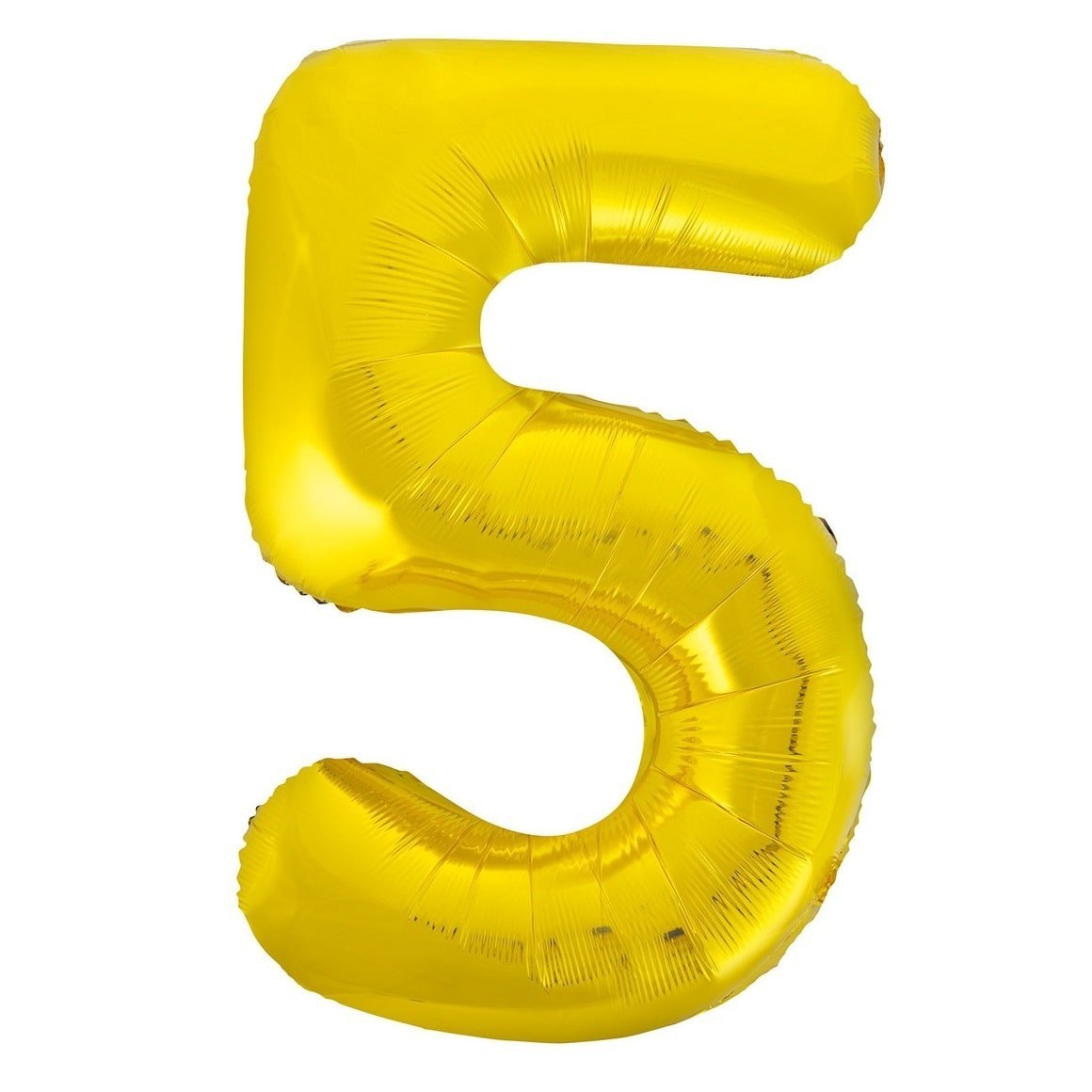 Gold Number 5 Giant Numeral Foil Balloon 86CM (34") - NextParty