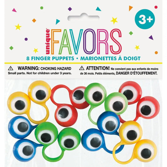 Googly Eyes Finger Puppets 8pk Party Favour - NextParty