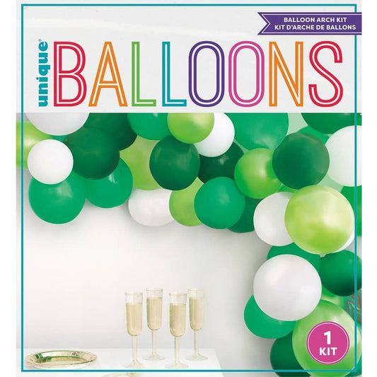 Green And White Balloon Garland Arch Kit 40PCS - NextParty