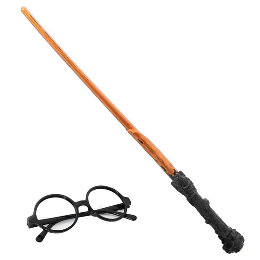 Harry Potter Wizard Wand & Glasses Set Party Accessories - NextParty