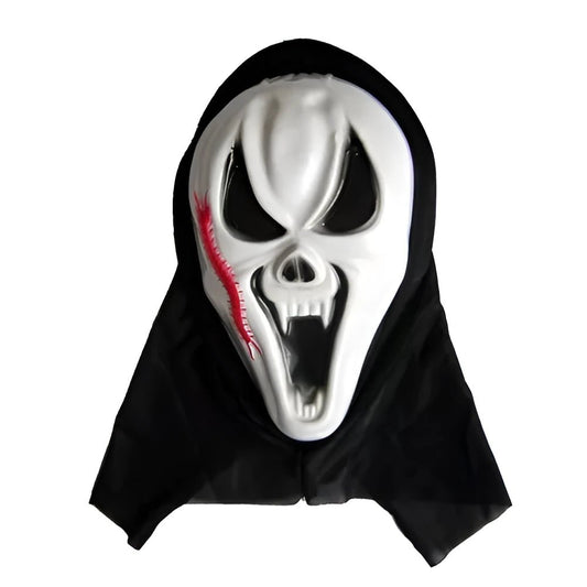 Hooded Ghost Mask Halloween Accessories - NextParty