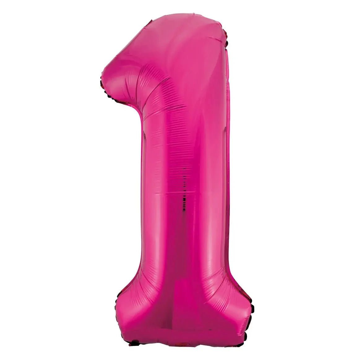 Hot Pink Number "1" Giant Numeral Foil Balloon 86cm (34") - NextParty