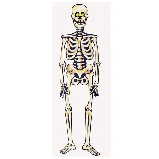 Jointed Skeleton Hanging Decoration 89cm (35") Halloween - NextParty