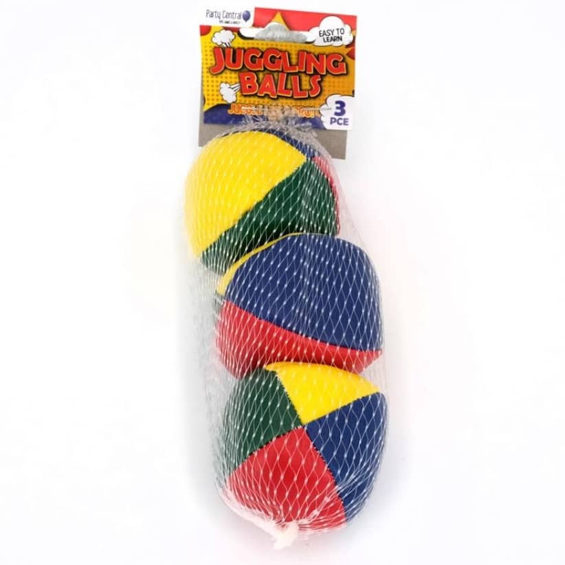 Juggling Balls 3pk Clown Circus Magic - NextParty