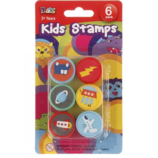 Kids Stamps 6pk Boys Toys Art Craft Party Favours - NextParty