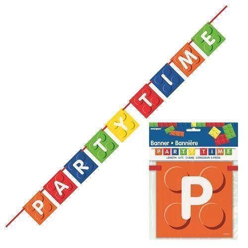 LEGO Style Building Blocks Block Banner 1.8M (6') - NextParty