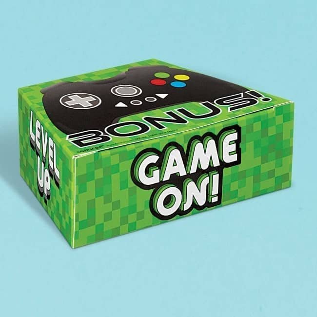 Level Up Video Gaming Controller Party Favour Boxes 8pk - NextParty