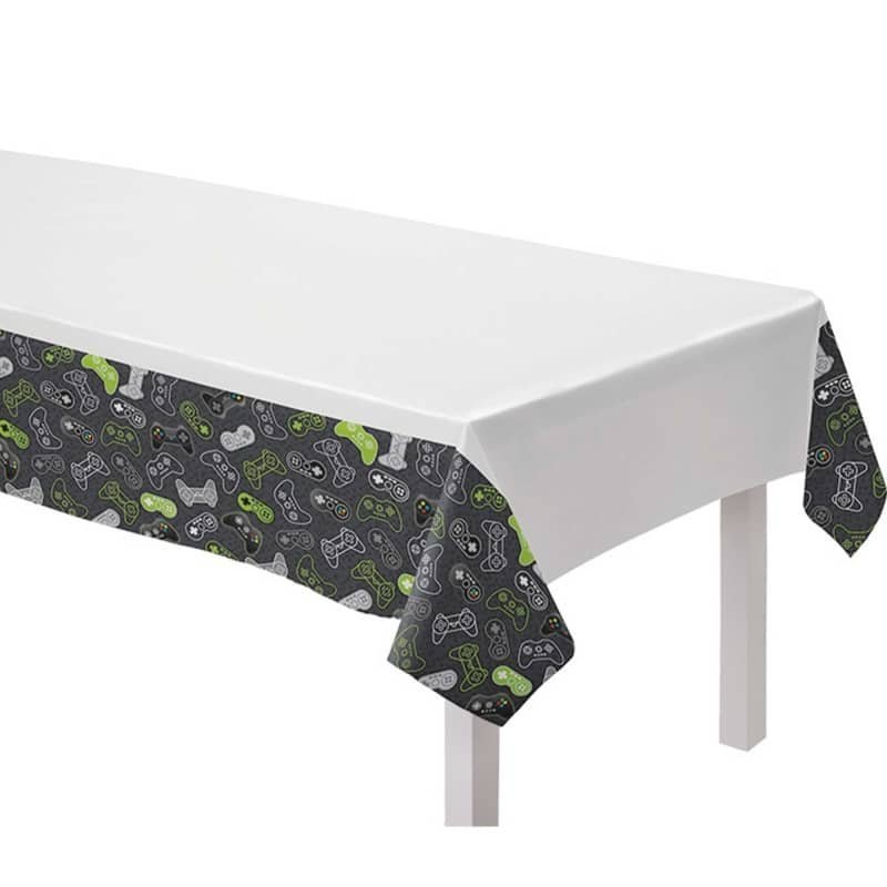 Level Up Video Gaming Party Paper Table Cover - NextParty