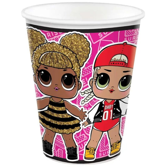 LOL Surprise Paper Cups 8pk Together 4EVA - NextParty