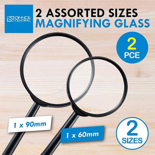 Magnifying Glasses 2pk 90mm & 60mm - NextParty