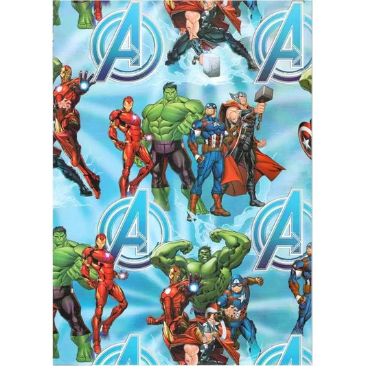 Marvel Avengers Gift Wrap 1 Sheet Folded - NextParty