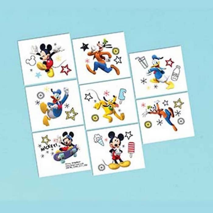 Mickey Mouse Clubhouse Fake Tattoos 8PCS - NextParty