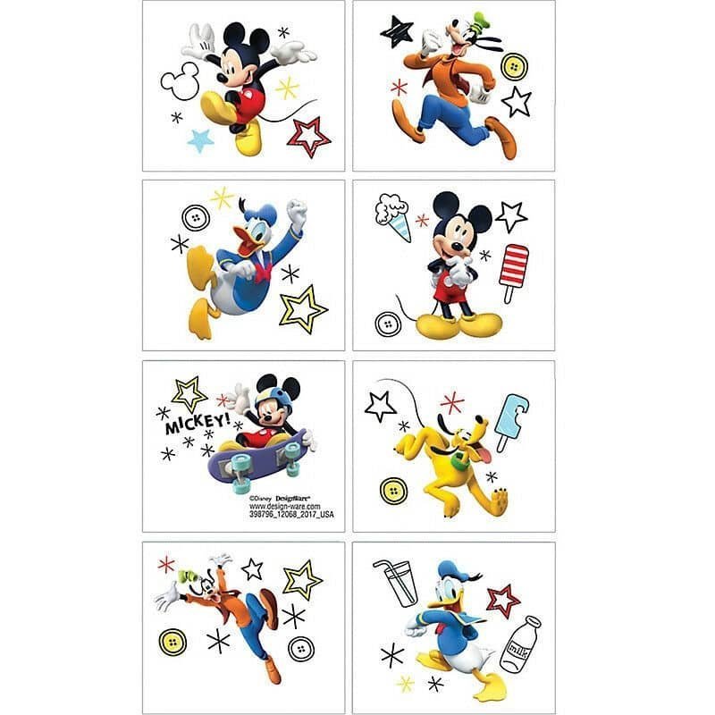 Mickey Mouse Clubhouse Fake Tattoos 8PCS - NextParty