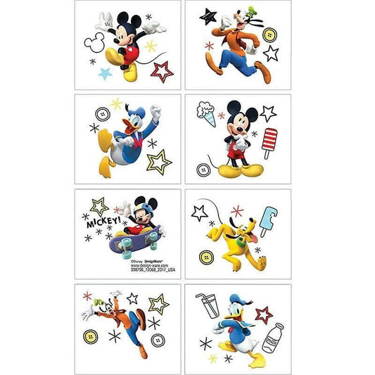 Mickey Mouse Clubhouse Fake Tattoos 8PCS - NextParty