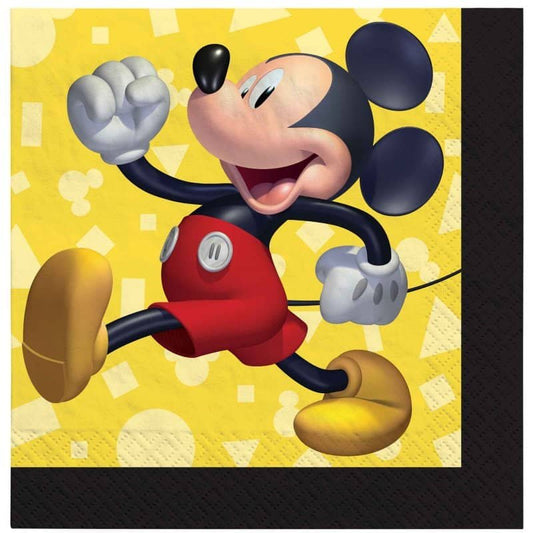 Mickey Mouse Forever Beverage Napkins 16pk - NextParty