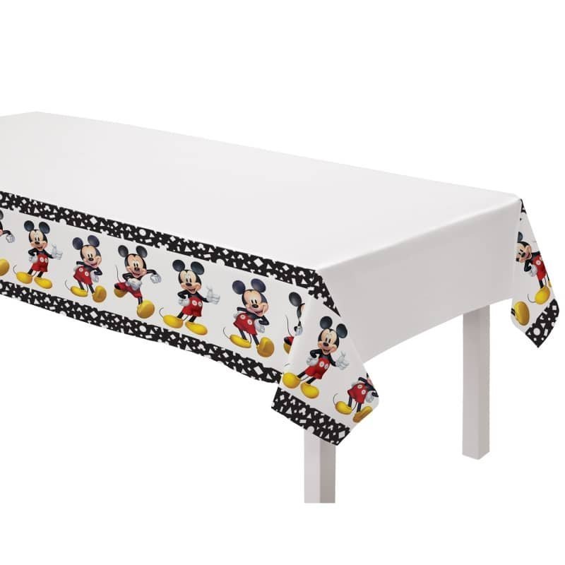 Mickey Mouse Forever Plastic Table Cover Tablecloth - NextParty