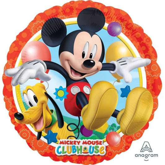 Mickey Mouse Mickey & Pluto Foil Balloon 43cm (17") - NextParty