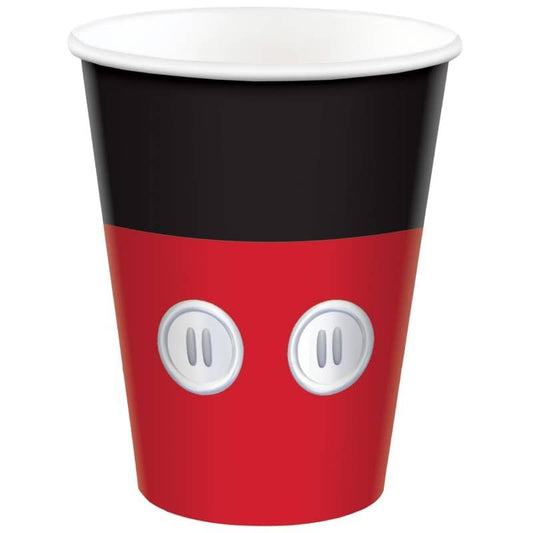 Mickey Mouse Paper Cups 8pk - NextParty