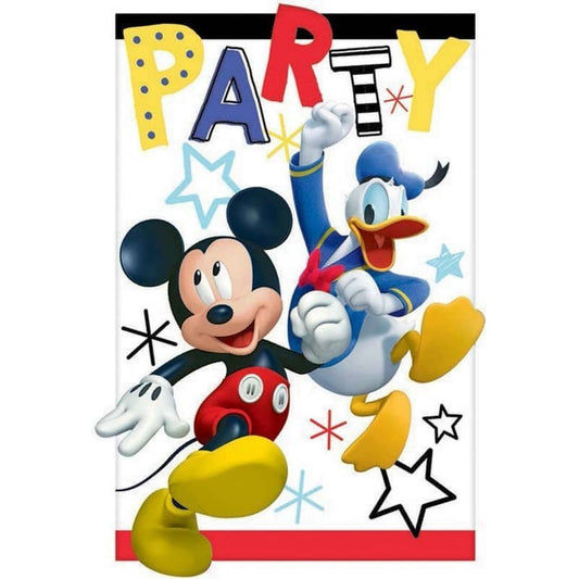 Mickey Mouse Party Invitations With Envelopes 8pk - NextParty