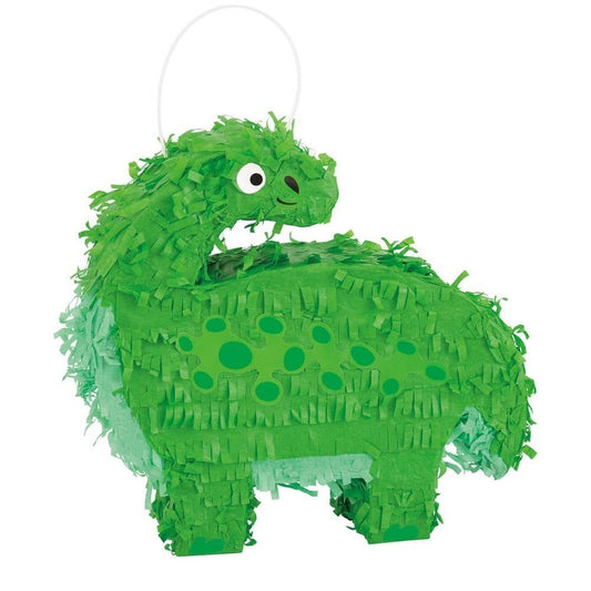 Mini Green Dino Dinosaurs Pinata Party Game Activities - NextParty