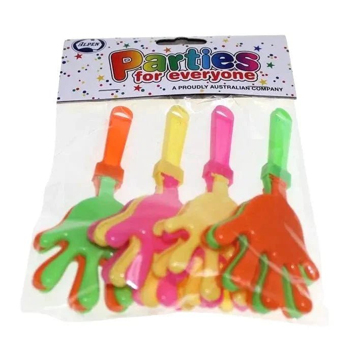 Mini Hand Clappers 4pk Party Favour - NextParty