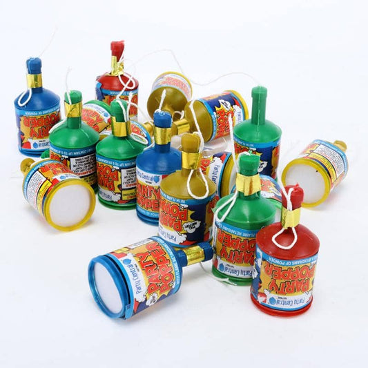 Mini Party Poppers 18pk Party Celebration - NextParty