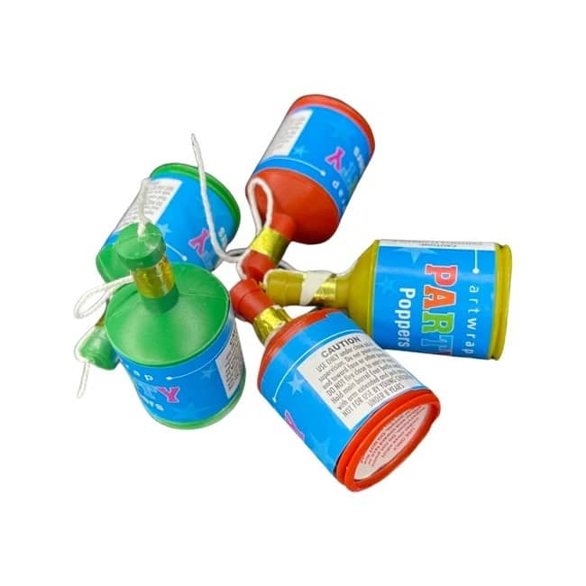 Mini Party Poppers 50pk Party Celebration - NextParty