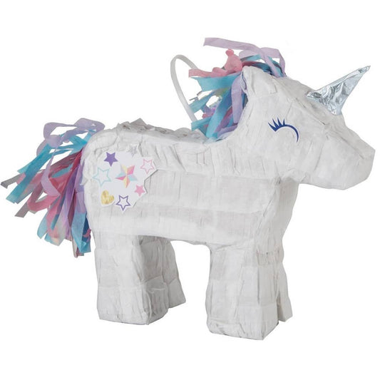 Mini Unicorn White Pinata Party Game Activities - NextParty