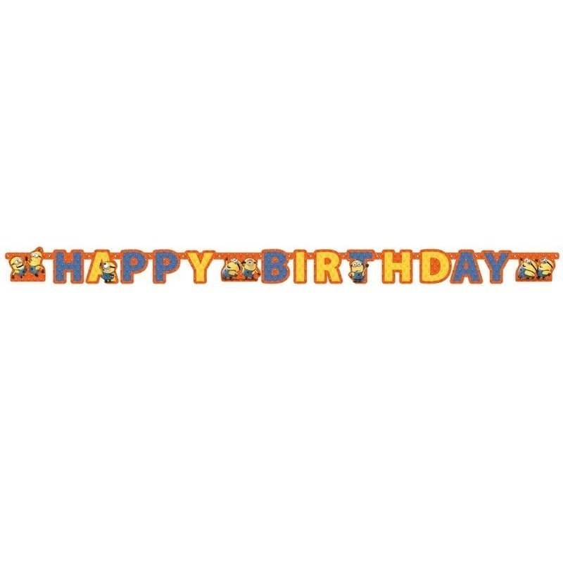 Minions Illustrated Letter Banner 1.8m - NextParty