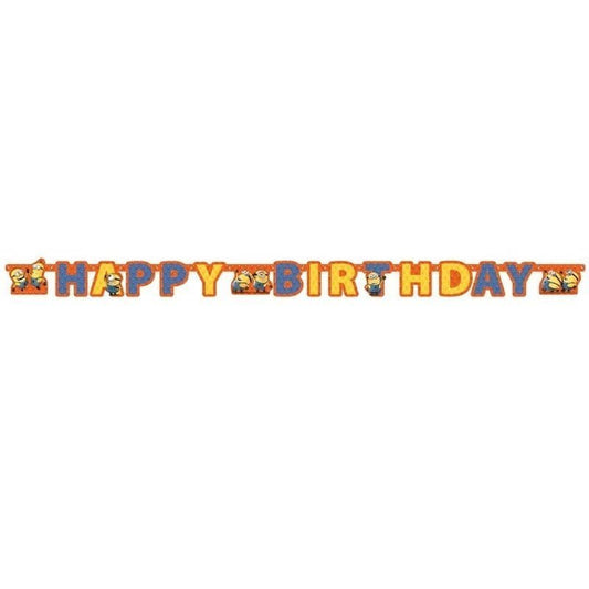 Minions Illustrated Letter Banner 1.8m - NextParty