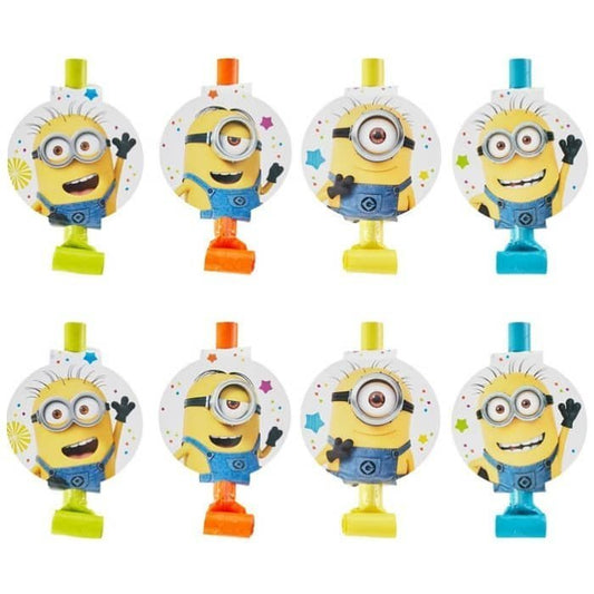 Minions Paper Blowouts 8pk Party Favour - NextParty