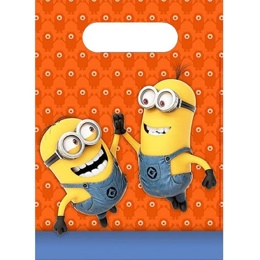 Minions Plastic Party Bags 6pk - NextParty