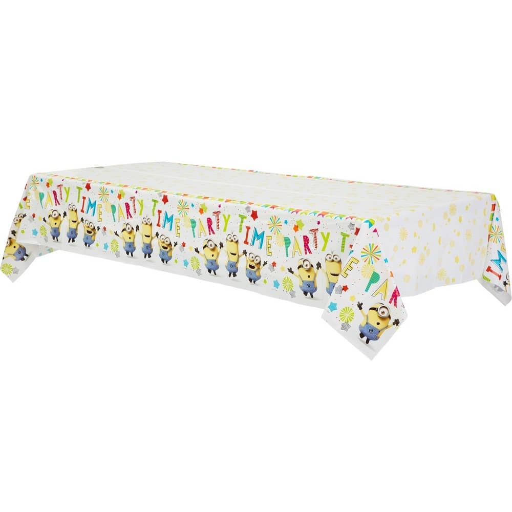 Minions Plastic Table Cover Tablecloth 1.37m x 2.43m - NextParty