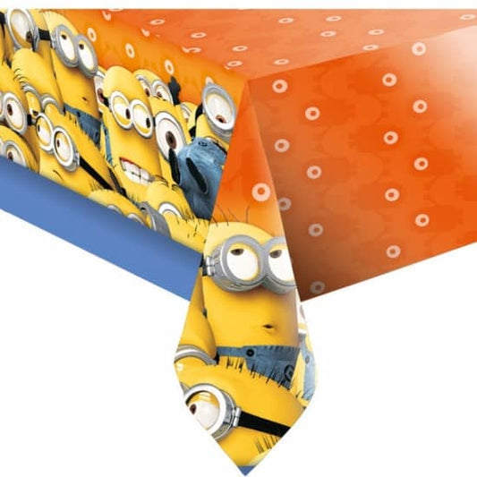 Minions Plastic Table Cover Tablecloth 1.8M x 1.2M - NextParty