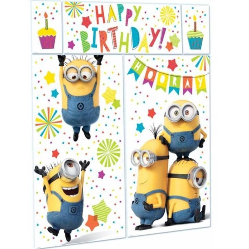 Minions Scene Setter Backdrop 1.9M x 1.6M - NextParty