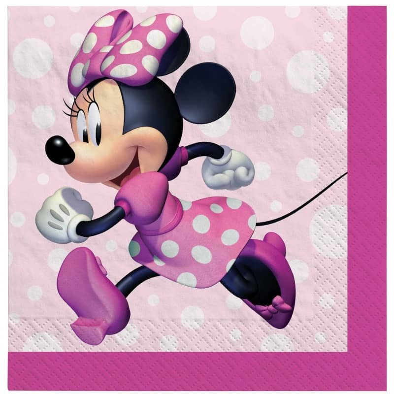 Minnie Mouse Forever Beverage Napkins 16pk - NextParty