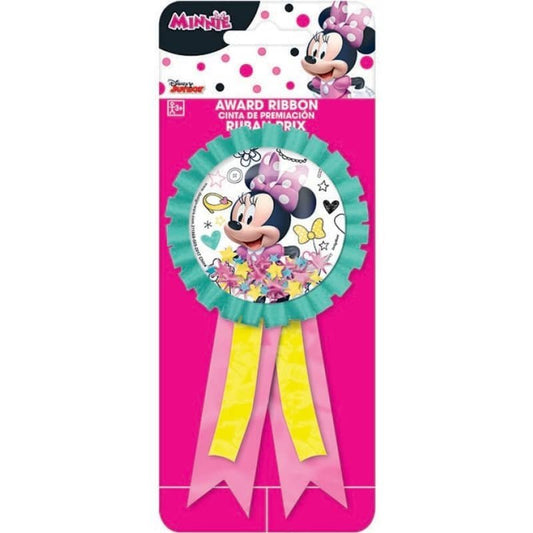 Minnie Mouse Happy Helpers Confetti Pouch Award Ribbon Badge - NextParty