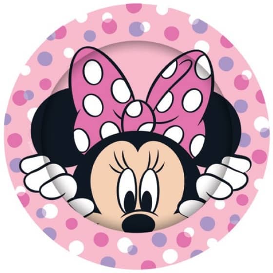 Minnie Mouse Large Paper Plates 23cm (9") 8pk - NextParty