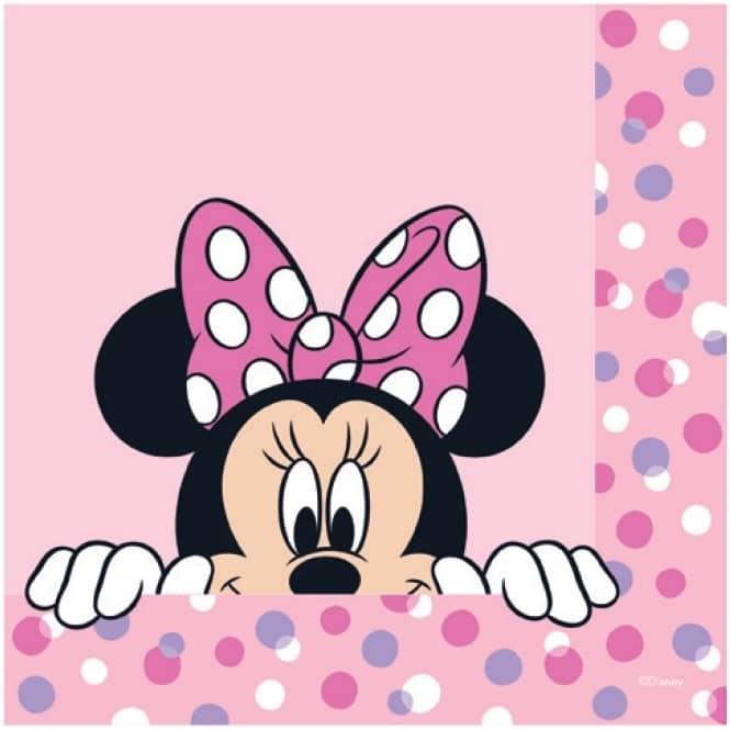 Minnie Mouse Lunch Napkins 20pk - NextParty