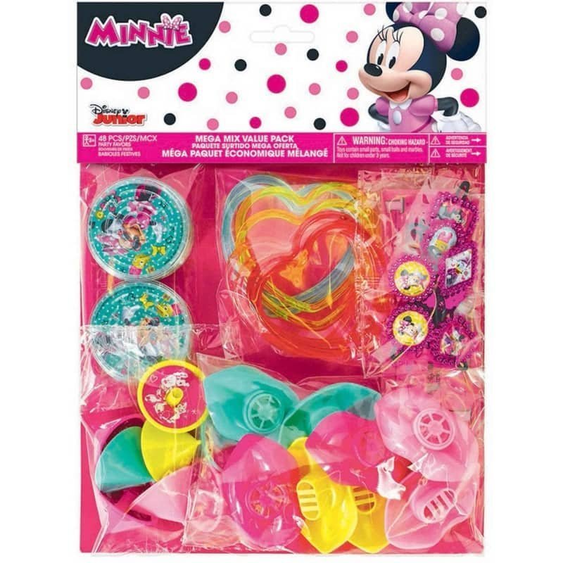 Minnie Mouse Mega Mix Favours 48PCS Value Pack - NextParty