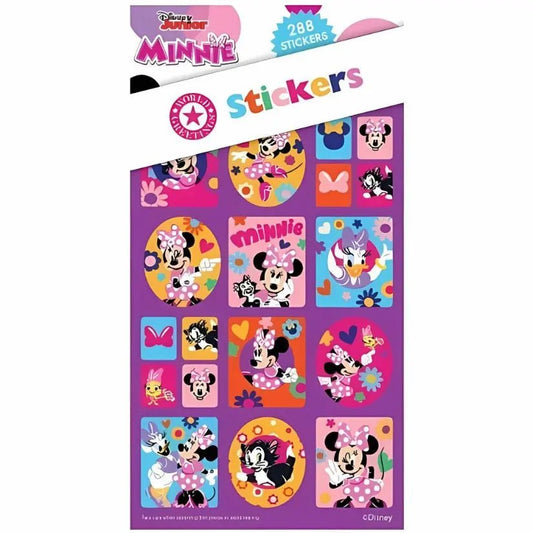 Minnie Mouse Sticker Book 288pk (12 Sheets) - NextParty