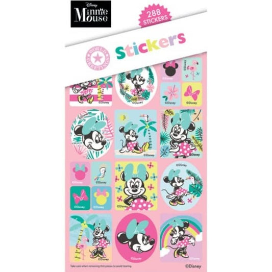 Minnie Mouse Sticker Book 288pk (12 Sheets) - NextParty