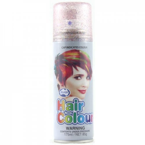 Multi - coloured Glitter Hair Spray 175ML Temporary Coloured Hairspray - NextParty