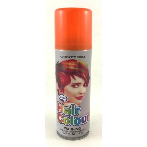 Orange Hair Spray 175ML Temporary Plain Coloured Hairspray - NextParty