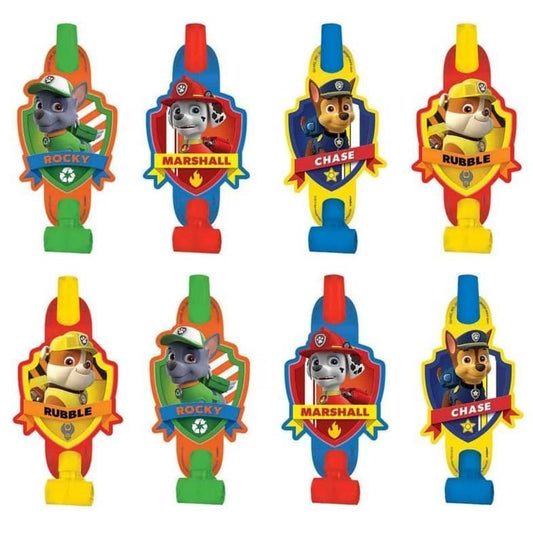 PAW Patrol Blowouts 8pk Party Favour - NextParty