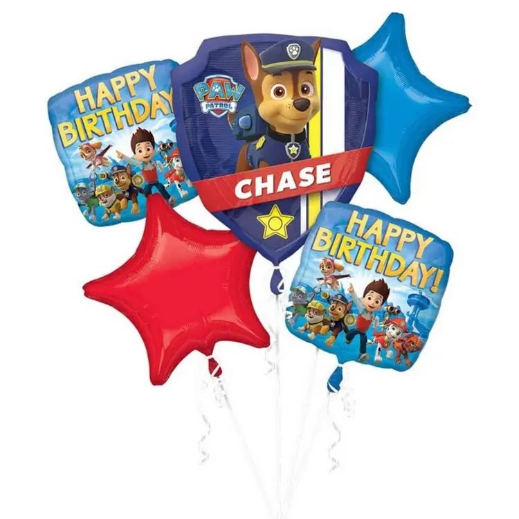 PAW Patrol Foil Balloon Bouquet 5pk - NextParty