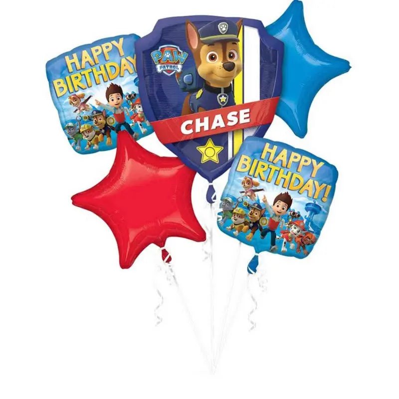 PAW Patrol Foil Balloon Bouquet 5pk - NextParty